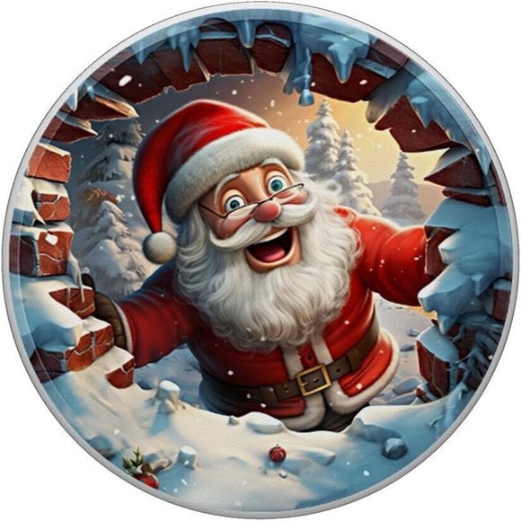 PopSockets Santa Claus Christmas Xmas for Phone Women Swappable Base PopGrip - Picture 4 of 13